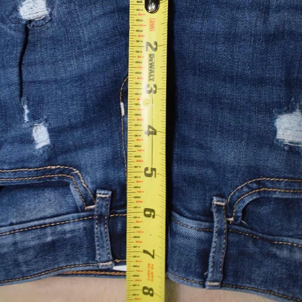Abercrombie Kids Highrise Distressed Jean Leggings Slim Size 7/8